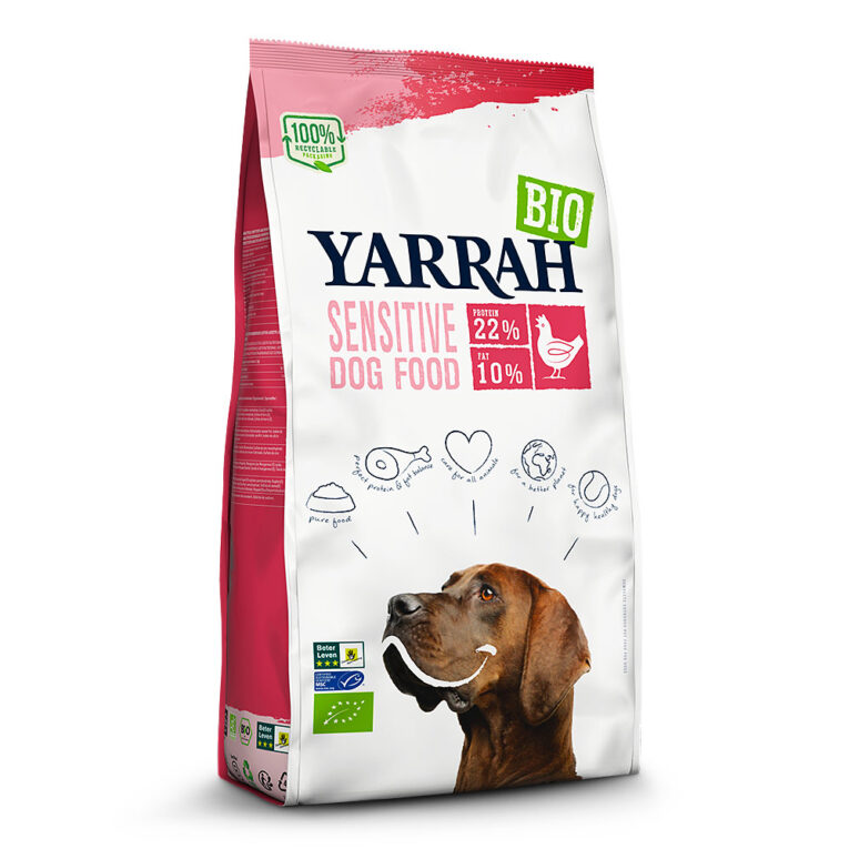 Yarrah Erwachsene empfindlich Huhn & Reis Trockenfutter Verführerisches Trockenfutter mit biologischem Huhn
