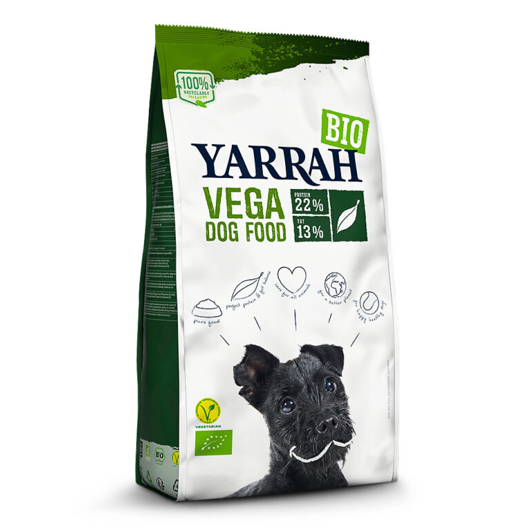 Yarrah Erwachsene vegetarisch Affenbrotbaum & Kokosöl Trockenfutter Leckeres vegetarisches Trockenfutter mit biologischen Sojabohnen