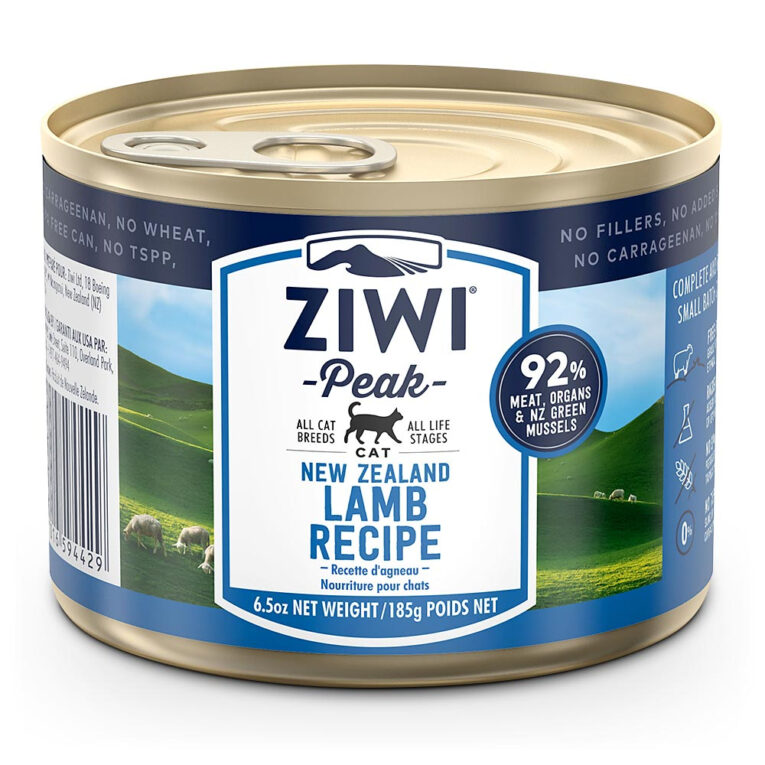 Ziwi Peak - Nassfutter - Canned Cat Food Lamb (getreidefrei) Ziwi Peak Canned Cat Food Lamb ist ein Nassfutter mit Lamm für Katzen aller Rassen und Altersstufen. Die Rezeptur besteht aus frischem Fleisch sowie gehaltvollen Innereien vom Lamm und ist reich an Vitaminen und Mineralstoffen. Bieten Sie Ihrer Katze mit diesem Futter eine gesunde Ernährung