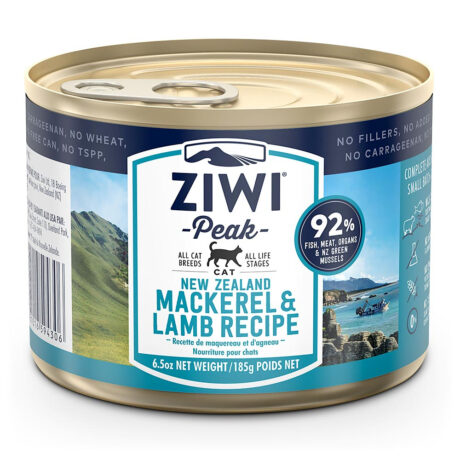Ziwi | Mackerel and Lamb | Canned Cat Food | 48 x 185 g