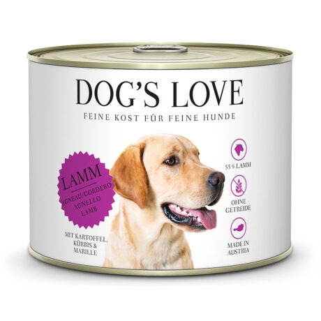 Dog’s Love | Lamm mit Kartoffel und Kürbis | Adult | 12 x 200 g