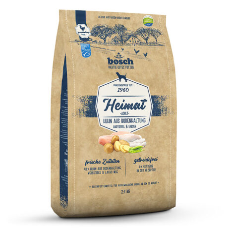 bosch | Adult Huhn Bodenhaltung | Heimat | 4 x 2,4 kg