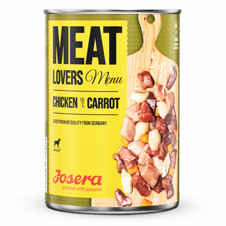 Josera Meatlovers Menu Chicken & Carot Für vierbeinige Meat Lovers