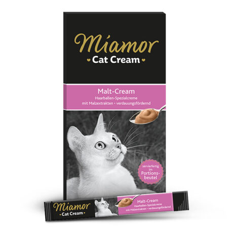Miamor | Cat Snack Malt-Cream | Cat Cream | 11 x 6 x 15 g