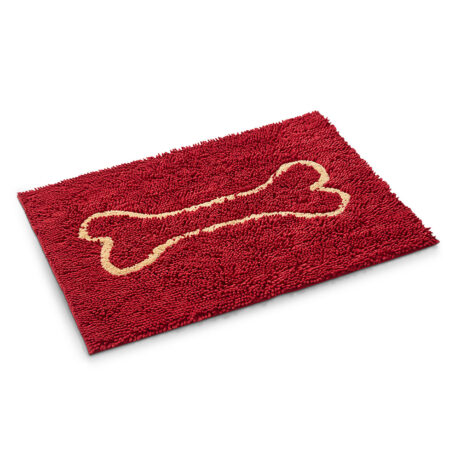 Wolters | Dirty Dog Doormat Small rot | L 58 x B 40 cm