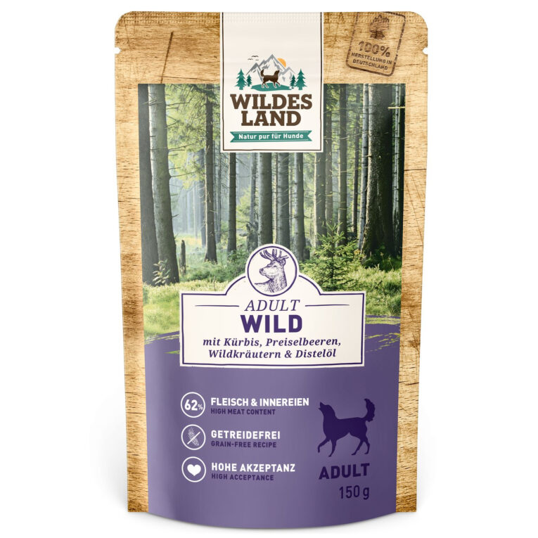 Wildes Land - Nassfutter - Wild mit Kürbis