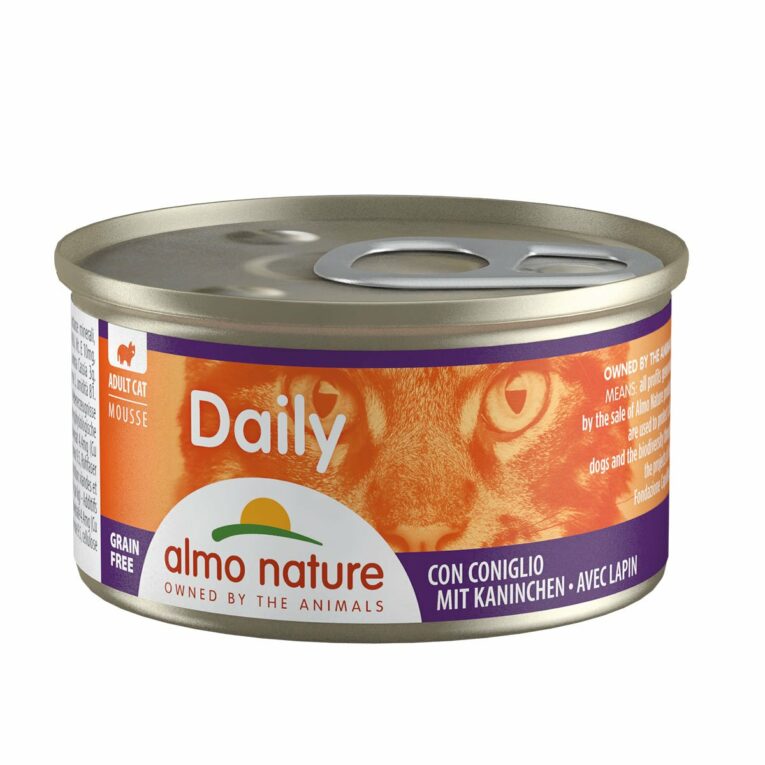 Almo Nature PFC Daily Menu Cat Mousse mit Kaninchen 24x85g