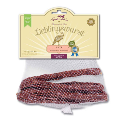 Terra Canis | Pute | Lieblingswurst | 6 x 190 g