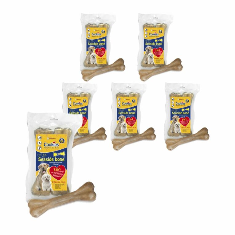 Hansepet Hundesnack Cookies Kauknochen „Seaside bone“ 12St.
