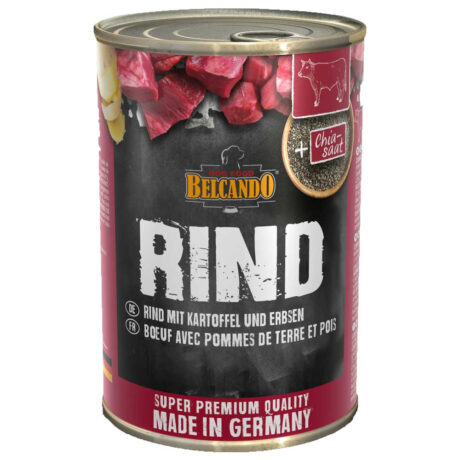 Belcando | Rind mit Kartoffeln & Erbsen | Super Premium | 12 x 400 g