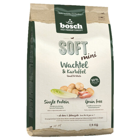 bosch | Adult Mini Wachtel & Kartoffel | HPC Soft | 2,5 kg