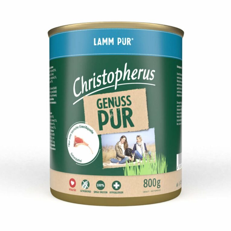 Christopherus Pur – Lamm 6x800g