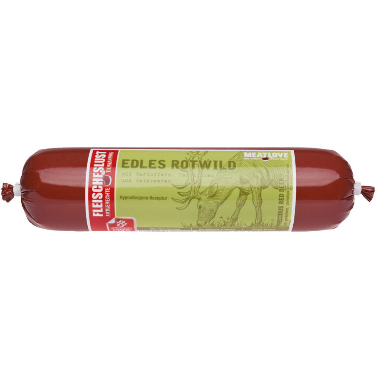 Fleischeslust - Nassfutter - Hypoallergen Edles Wild mit Kartoffeln