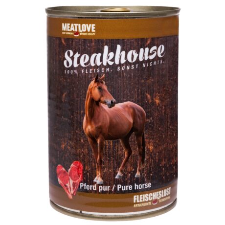 Fleischeslust | Steakhouse Pferd Pur | Steakhouse | 12 x 800 g