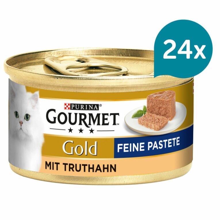 GOURMET Gold Feine Pastete mit Truthahn 24x85g