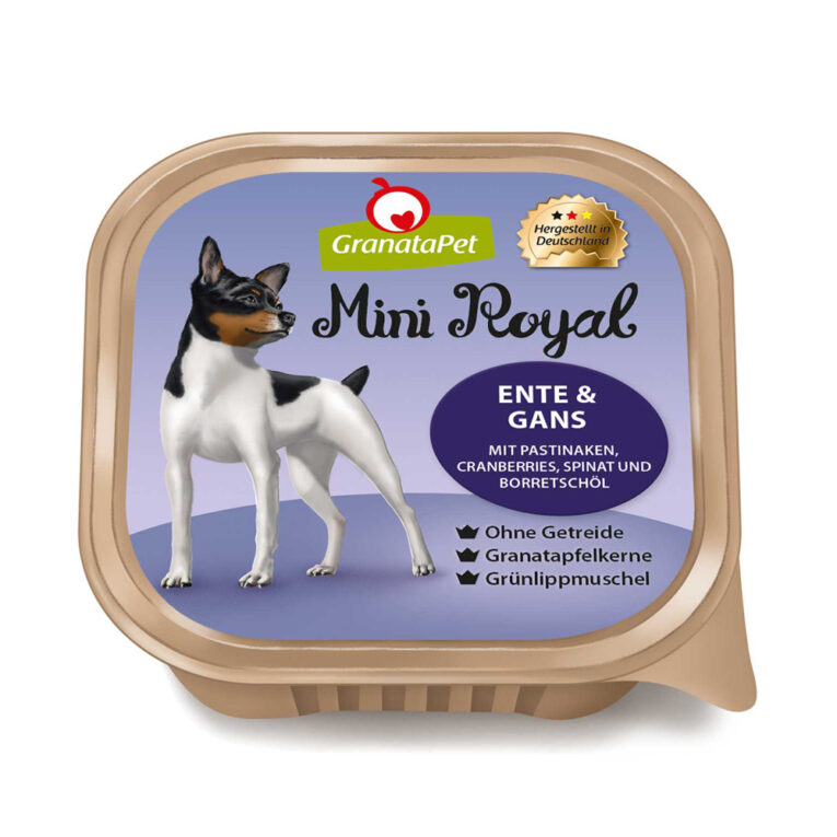 Granatapet - Nassfutter - Mini Royal Ente & Gans mit Pastinaken