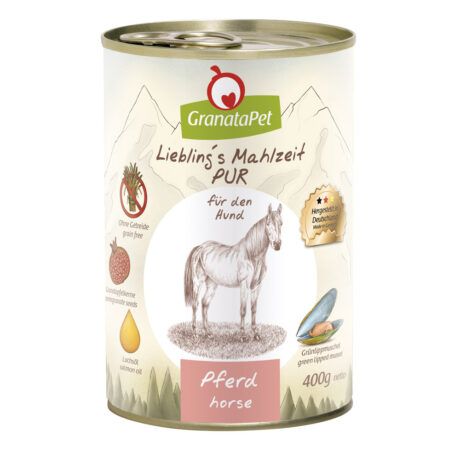 GranataPet | Pferd | Liebling's Mahlzeit PUR | 12 x 400 g