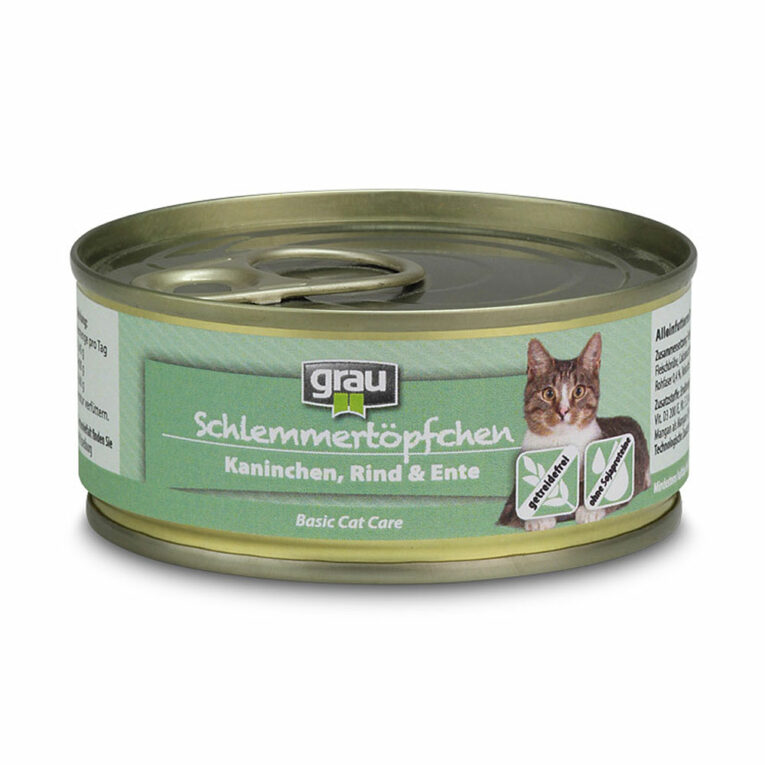 grau - Nassfutter - Schlemmertöpfchen Kaninchen
