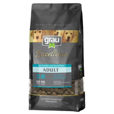 grau | Adult Forelle & Kartoffel | Excellence | 10 kg