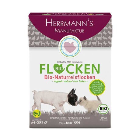 Herrmann's | Bio-Naturreisflocken | Kreativ-Mix | 4 x 500 g