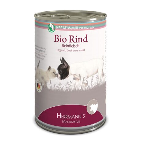 Herrmann's | Bio-Rind Reinfleisch | Kreativ-Mix | 12 x 400 g