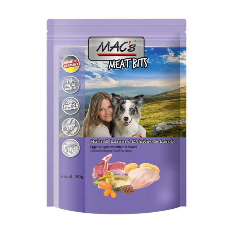 MAC’s Dog Meat Bits Huhn und Lamm 9x150g