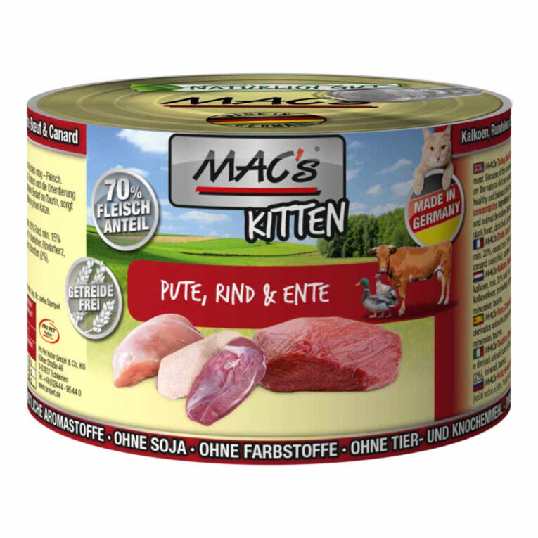 Mac’s - Nassfutter - Kitten Pute