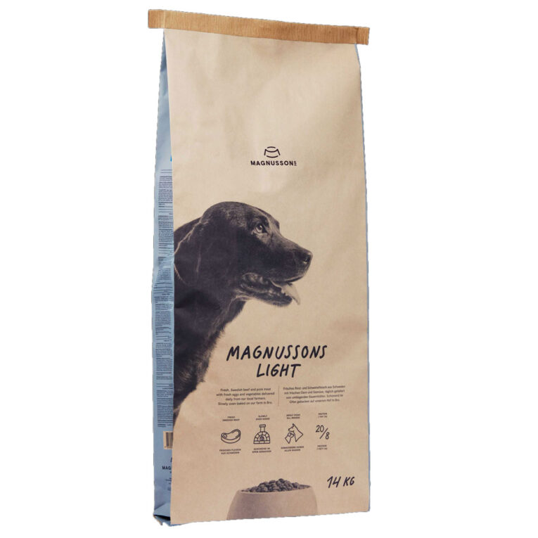 Magnusson - Trockenfutter - Light Das Trockenfutter Light von Magnusson ist ein Alleinfuttermittel