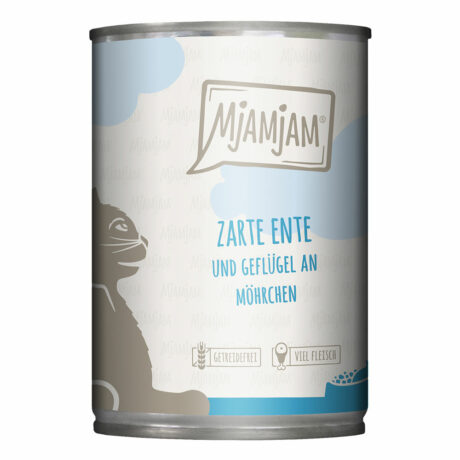 Mjamjam | Zarte Ente und Geflügel | Mahlzeit | 400 g