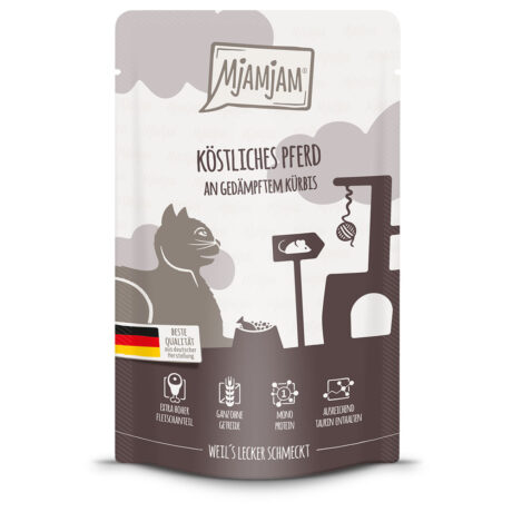 Mjamjam | Quetschies Köstliches Pferd | Mahlzeit | 12 x 125 g