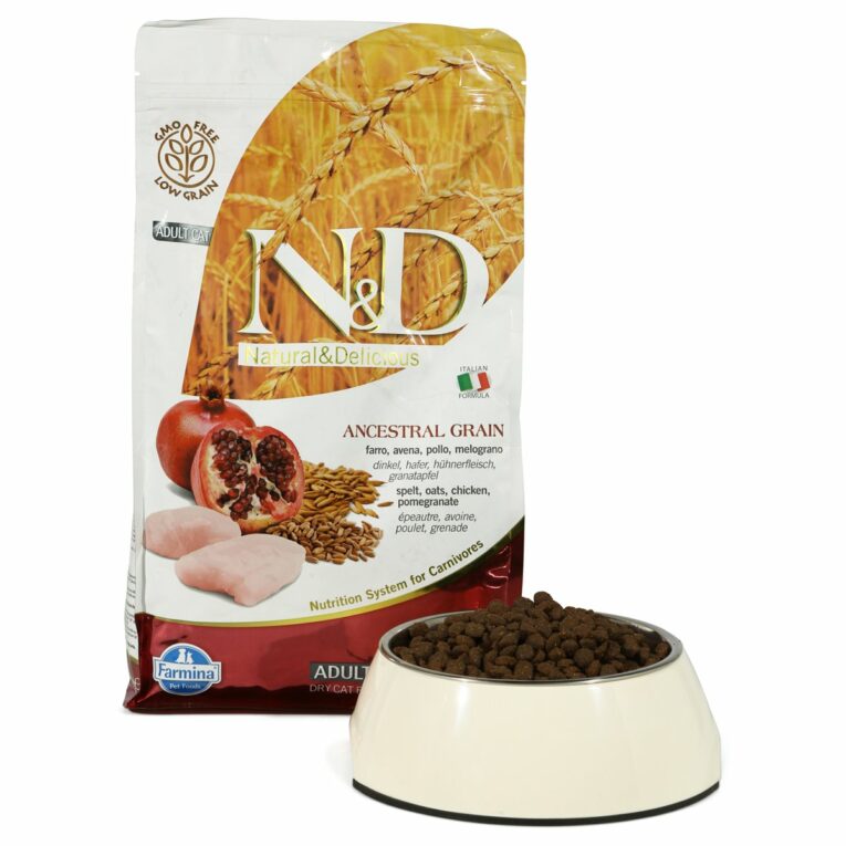 N&D Katzenfutter Adult getreidearm Huhn und Granatapfel 1