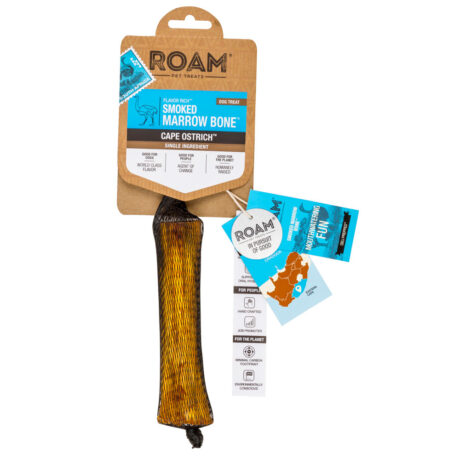 Roam Pet Treats | Strauß Kauknochen Smoked Marrow Bone | 6 x 201 g