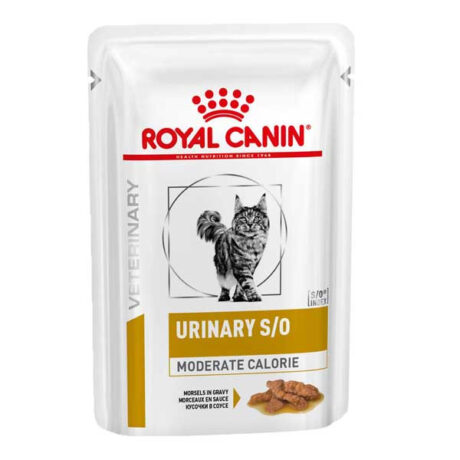 Royal Canin Veterinary Diet | URINARY S/O MODERATE CALORIE Häppchen in Soße | 12 x 85 g