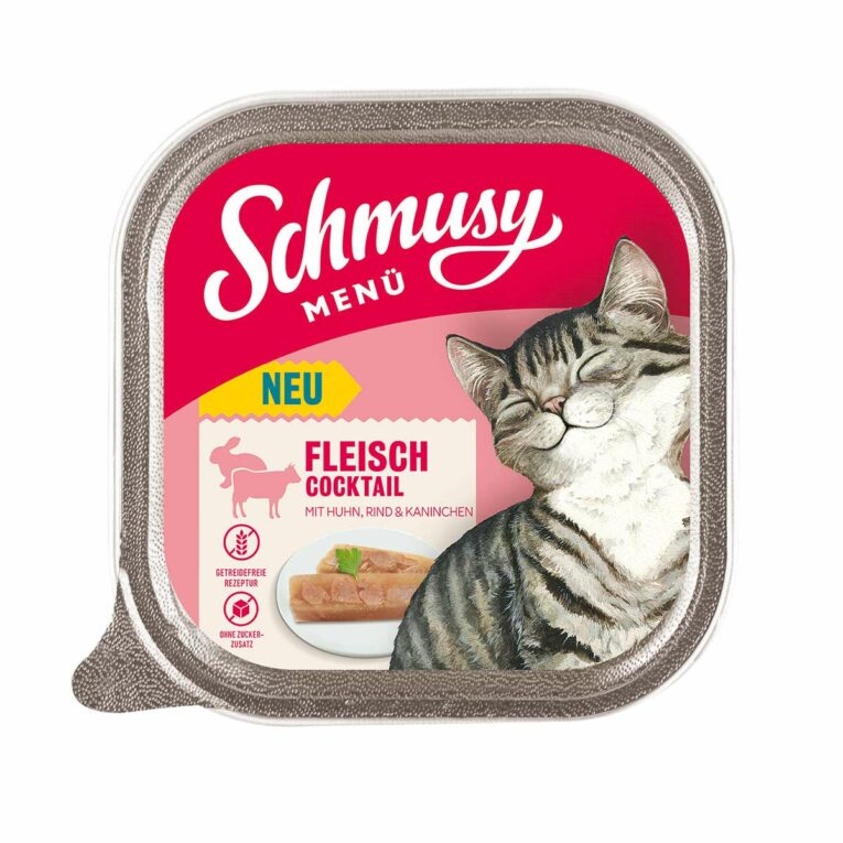 Schmusy Menü Fleischcocktail 16x100g