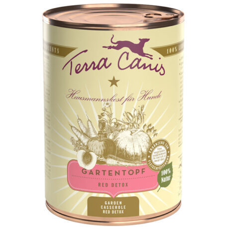 Terra Canis | Red Detox | Gartentopf | 6 x 400 g