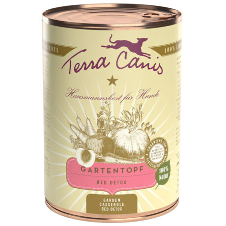 Terra Canis | Red Detox | Gartentopf | 12 x 400 g