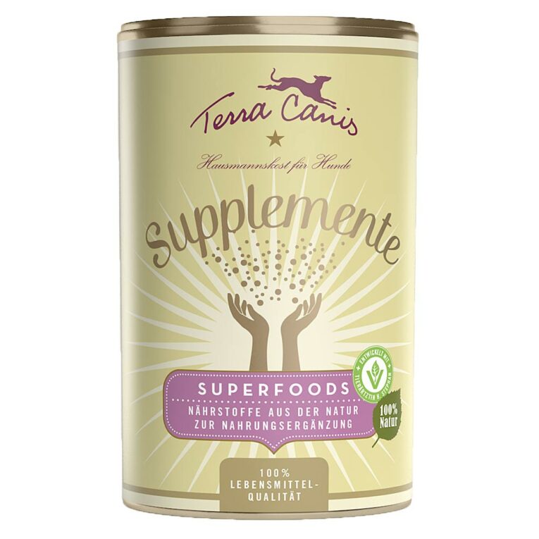 Terra Canis - Ergänzungsfutter - Superfoods Superfoods von Terra Canis ist ein neues exzellentes Ergänzungsfutter