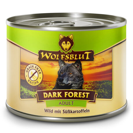 Wolfsblut | Dark Forest - Wild mit Süßkartoffeln | Adult | 6 x 200 g