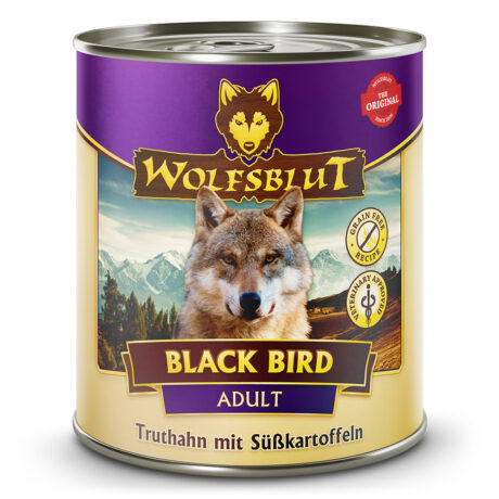Wolfsblut | Black Bird - Truthahn mit Süßkartoffeln | Adult | 6 x 800 g