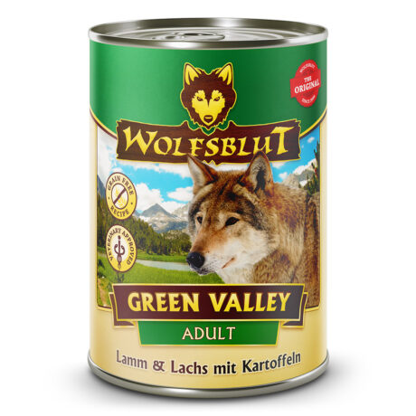 Wolfsblut | Green Valley - Lamm & Lachs mit Kartoffeln | Adult | 6 x 395 g