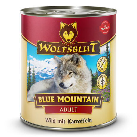Wolfsblut | Blue Mountain - Wild mit Kartoffeln | Adult | 24 x 800 g