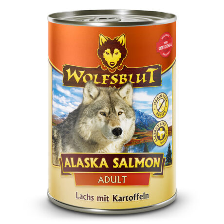 Wolfsblut | Alaska Salmon - Lachs mit Kartoffeln | Adult | 12 x 395 g