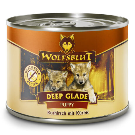 Wolfsblut | Deep Glade - Rothirsch mit Kürbis | Puppy | 12 x 200 g
