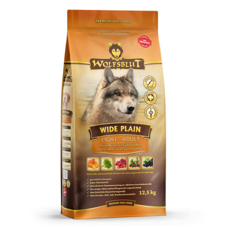 Wolfsblut | Wide Plain Light - Pferdefleisch und Süßkartoffel | Adult | 12,5 kg