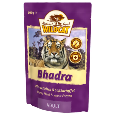 Wildcat | Bhadra mit Pferdefleisch und Süßkartoffel | 14 x 100 g