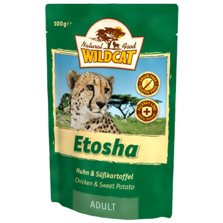Wildcat | Etosha mit Huhn und Süßkartoffel | 56 x 100 g