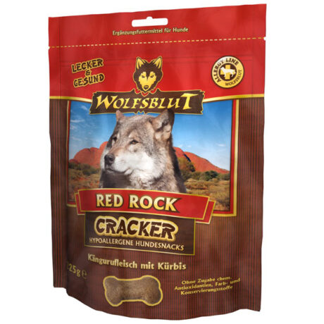 Wolfsblut | Red Rock - Kängurufleisch | Cracker | 3 x 225 g