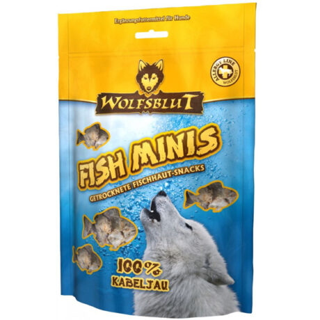 Wolfsblut | Minis Kabeljau | Fish Snacks | 6 x 100 g