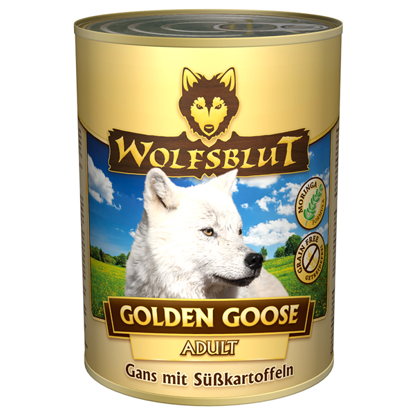 Wolfsblut - Nassfutter - Golden Goose Adult (getreidefrei) Wolfsblut Golden Goose ist ein besonderes Nassfutter für ausgewachsene Hunde