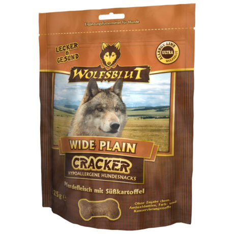 Wolfsblut | Wide Plain - Pferdefleisch & Süßkartoffel | Cracker | 6 x 225 g